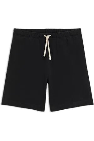 HUGO BOSS Oversized-fit short van katoenen sweatstof uit de BECKHAM x -collectie