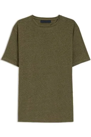 HUGO BOSS BECKHAM x T-shirt van zacht linnen