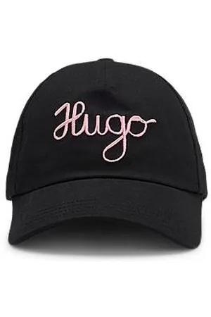 HUGO BOSS Pet van katoenen twill met logostiksel