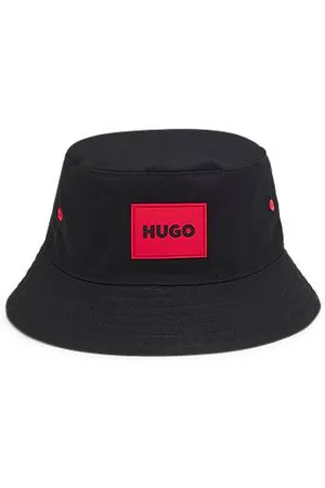 HUGO BOSS Omkeerbare vissershoed voor kinderen van katoen en ripstopmateriaal