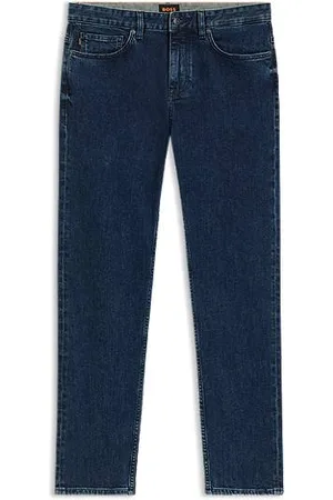HUGO BOSS Slim-fit Delaware-jeans van comfortabel blauw stretchdenim