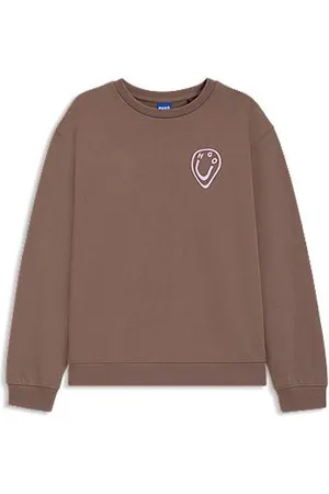 HUGO BOSS Sweater met Happy -artwork voor alle genders