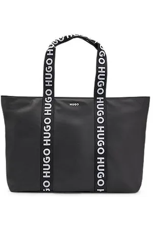 HUGO BOSS Draagtas van twill met logohengsels