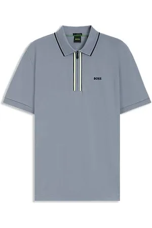 HUGO BOSS Slim-fit polo van sneldrogende stretchkatoen
