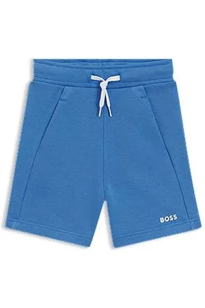 HUGO BOSS Shorts voor kinderen van fleece van katoenmix met logoprint