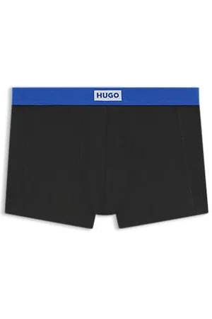 HUGO BOSS Set van drie korte boxershorts met logotailleband van stretchkatoen