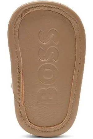 HUGO BOSS Babysandalen van leer met contrastlogo