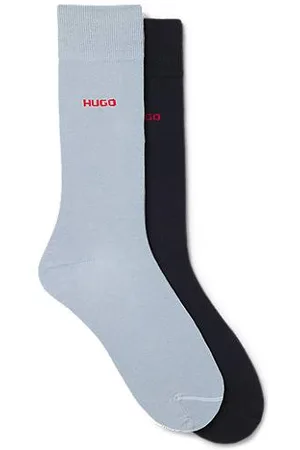 HUGO BOSS Twee paar sokken in standaardlengte van stretchmateriaal