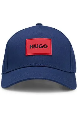 HUGO BOSS Twill kinderpet van katoen met logopatch