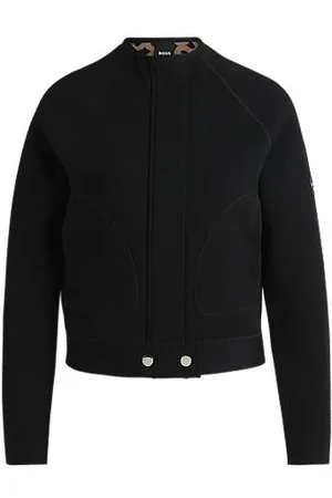 HUGO BOSS Ruitervest met verdekte sluiting
