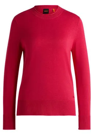 HUGO BOSS Gebreide trui met gerolde randen
