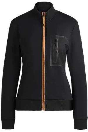 HUGO BOSS Ruitervest met borstzak met rits