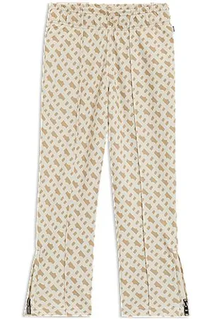 HUGO BOSS Trainingsbroek voor kinderen met monogramprint en ritszomen
