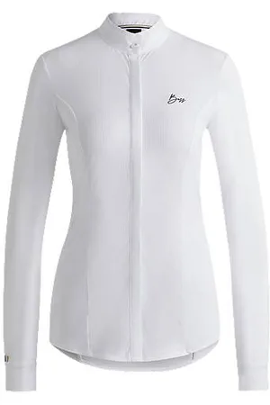 HUGO BOSS Showblouse met vierzijdige stretch voor ruiters