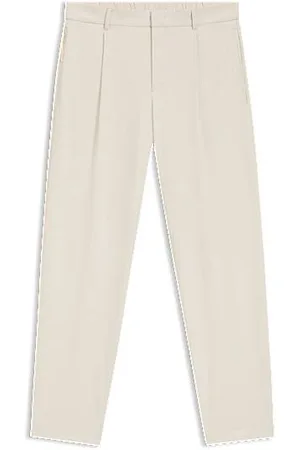HUGO BOSS Relaxed-fit broek van waterafstotend stretchmateriaal