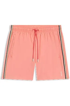 HUGO BOSS Zwemshort met kenmerkende streep en logo