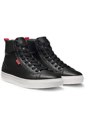 HUGO BOSS Hoge sneakers van imitatieleer