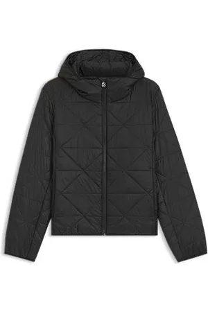 HUGO BOSS Waterafstotende jas met driehoekige stiksels