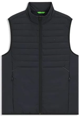 HUGO BOSS Waterafstotende bodywarmer met decoratieve reflecterende accenten