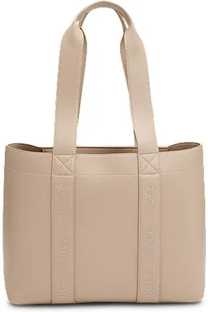HUGO BOSS Buideltas van imitatieleer met logostiksels