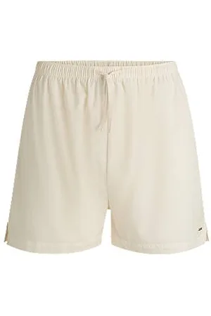 HUGO BOSS Relaxed-fit strandshorts van katoen