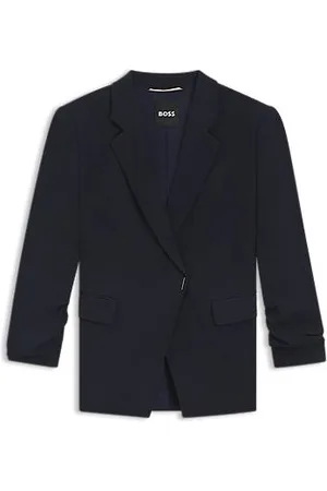 HUGO BOSS Slim-fit blazer met drukknoopsluiting