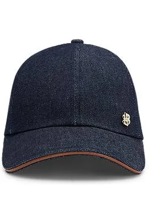 HUGO BOSS Pet van katoenen denim met Double B-monogram