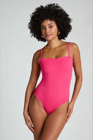 Hunkemöller Badpak Bandeau Scallop