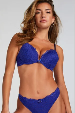 Hunkemöller Voorgevormde push-up beugel bh Marine