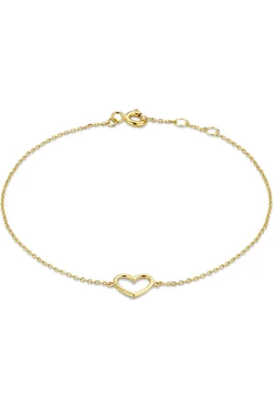Isabel Bernard Belleville Amore 14 karaat gouden armband met hartje voor dames