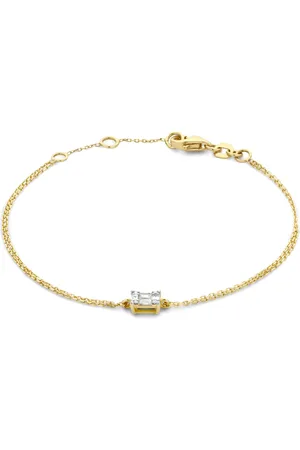 Isabel Bernard De la Paix Maxime 14 karaat gouden armband met diamant 0.10 karaat voor dames