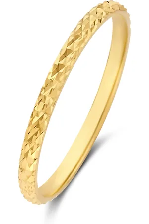 Isabel Bernard Rivoli Laura 14 karaat gouden ring met diamond cut voor dames