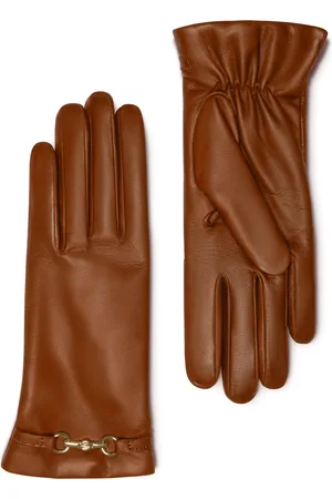 Isabel Bernard Honoré Marcelia cognac leren handschoenen van geitenleer voor dames