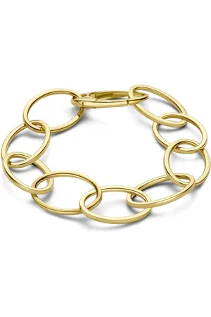 Isabel Bernard Aidee Annette 14 karaat gouden schakelarmband voor dames
