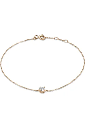 Isabel Bernard La Concorde Apolline 14 karaat rosé gouden armband met zirkonia steentje voor dames