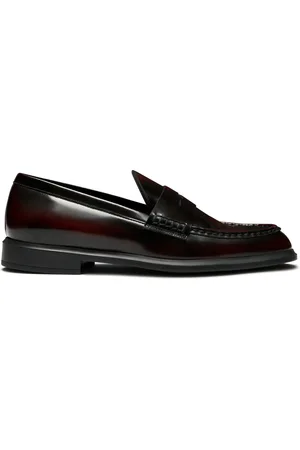Isabel Bernard Vendôme Blandine bordeaux loafers van spazzolato leer voor dames