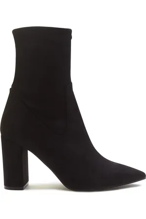 Isabel Bernard Vendôme Fem zwarte nylonstretch suède heels voor dames