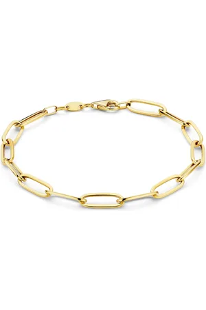 Isabel Bernard Aidee Odile 14 karaat gouden schakelarmband voor dames