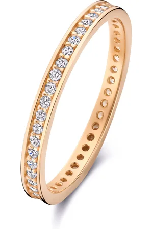 Isabel Bernard La Concorde Merle 14 karaat rosé gouden ring met zirkonia voor dames