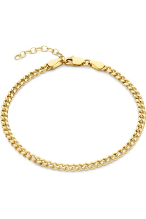 Isabel Bernard Aidee Julee 14 karaat gouden schakelarmband voor dames