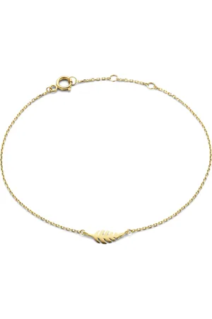 Isabel Bernard Monceau Giselle 14 karaat gouden armband met veertje voor dames