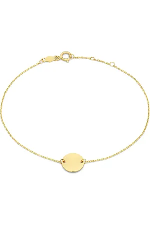 Isabel Bernard Le Marais Jeanne 14 karaat gouden armband met muntje voor dames