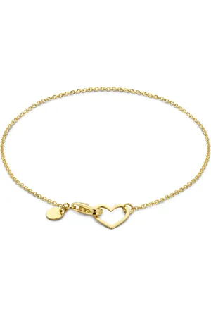 Isabel Bernard Belleville Amore 14 karaat gouden armband met hartje voor dames