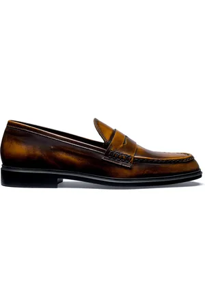 Isabel Bernard Vendôme Blandine cognac loafers van spazzolato leer voor dames