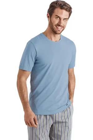 Hanro Heren Sleep & Lounge Living Leisure s/slv shirt 075050