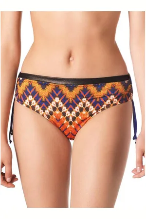 PARAH Badmode Dames bikini slip Etno Chic oranje