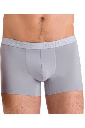 Hanro Herenondergoed Cotton Essentials slip 2pack grijs 073078