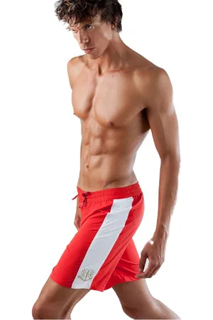 Cesare Paciotti Heren Badmode Stemma zwemshort rood MOOBX03ST