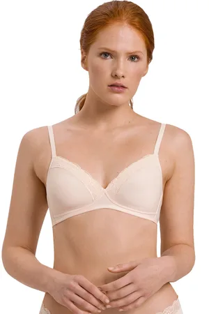Hanro Dames Lingerie Cotton Lace spacer bh zonder beugel 072432