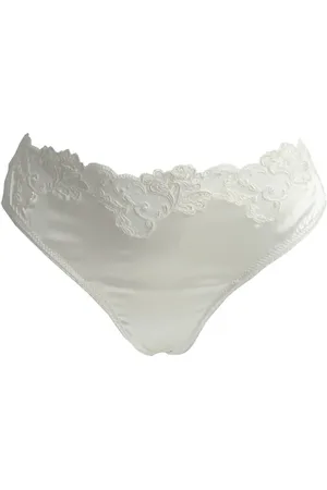 Ambra Lingerie Slips SILK Brazilian creme 1279